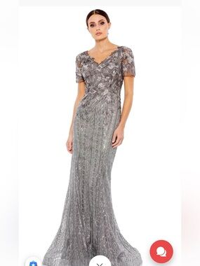NWT MAC DUGGAL 20282 Maxi Beaded and Sequined Formal Maxi size 10